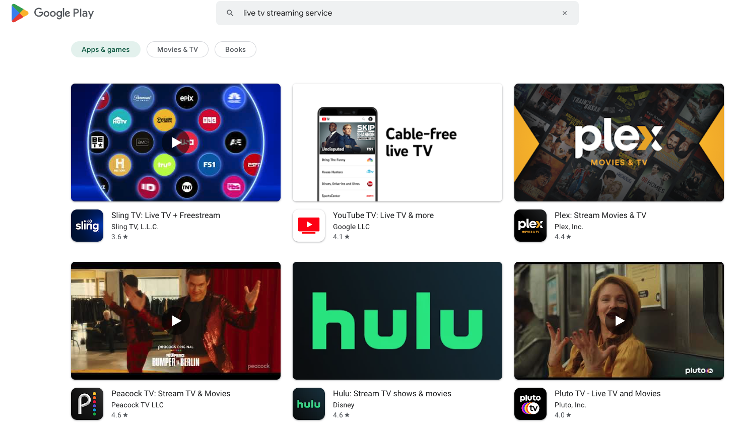Verified IPTV Services in the Google Play Store