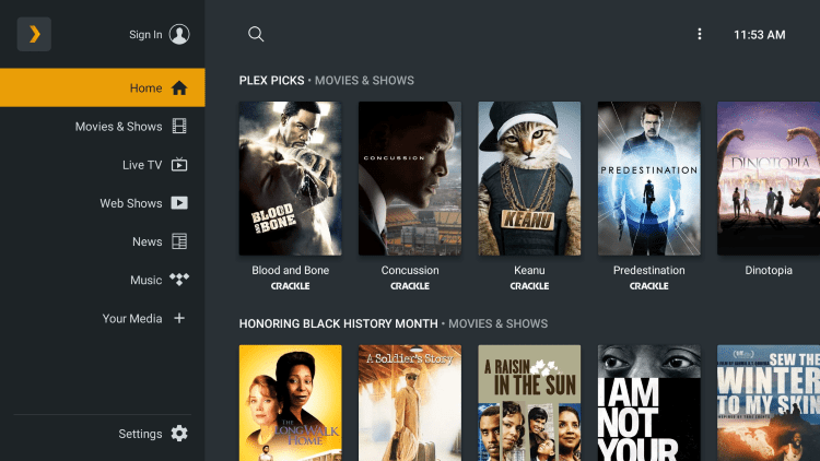 That's it! You have installed Plex Live TV on your Firestick/Fire TV.